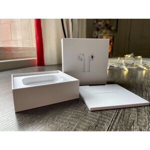 Apple AirPods 2nd Gen EMPTY BOX ONLY - Models A2032 A2031 A1602 - Case Box ONLY